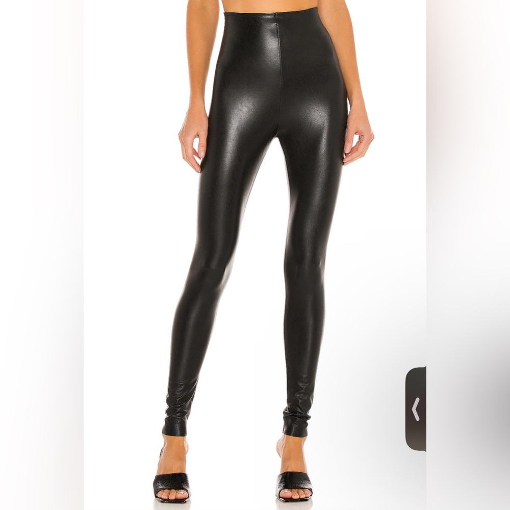 Commando Faux Leather Leggings, Size Small, Black